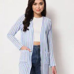 Women Stripes Shrug-39