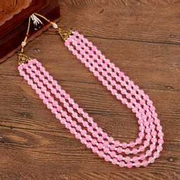 Men Beads Chain With Brooch-18