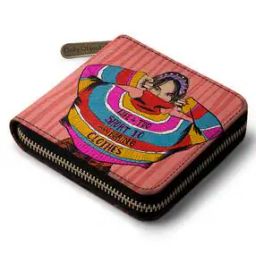 Graphic Print Travel Wallet with Zip Closure-picture-42
