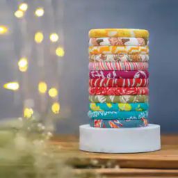 Pack of 12 Women Slip-On Bangles-image-37