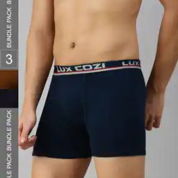 Pack of 3 Trunks with Elasticated Waistband-image-39