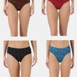 Women Pack of 4 Floral Print Hipster Panties-picture-30