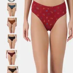 Women Pack of 6 Floral Print Hipster Panties-picture-38