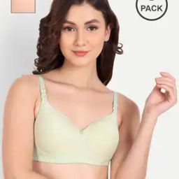 Pack of 2 Non-Wired Lightly-Padded Bra-image-1