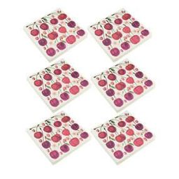 Set of 6 Printed Tissue Paper Lunch Napkins-picture-23
