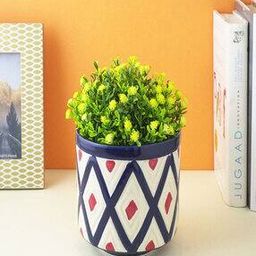 Boho Table Top Ceramic Planter-image-47