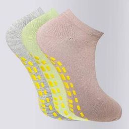 Pack of 3 Women Ankle-Length Athletic Socks-27