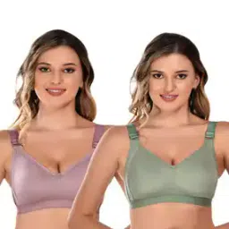 Women Pack of 2 Full-Coverage Minimise Bras-image-0