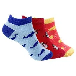 mint & oak Pack of 3 Ankle-Length Socks-picture-32