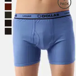 Men Pack of 6 Trunks with Logo Waistband-picture-1