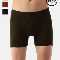 Pack of 4 Men Trunks with Elasticated Waist-image-22