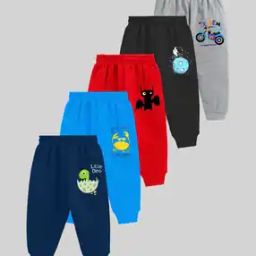 Pack of 5 Cartoon Print Relaxed Pyjamas-picture-13