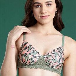 Women Camouflage Print T-Shirt Bra-picture-36