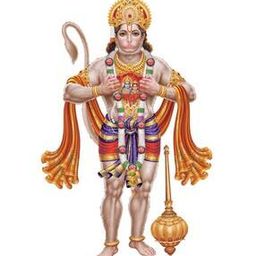 Lord Hanuman Print Self-Adhesive Wall Sticker-image-12