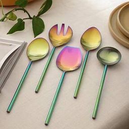 Set of 5 Stainless Steel Serving Spoon-6