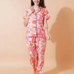Women Printed Shirt & Pyjamas Set-picture-47