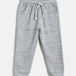 Boys Heathered Joggers with Drawstring-picture-47