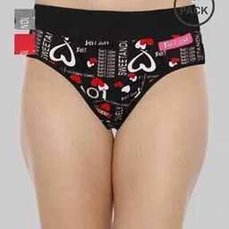 Pack of 3 Graphic Print Seamless Hipsters-image-115