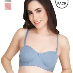 Pack of 3 Seamless Lightly-Padded Bras-51