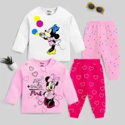 Girls Pack of 2 Mickey Print Pants & Top Set-15