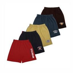 Pack of 5 Typographic Print Shorts-image-19