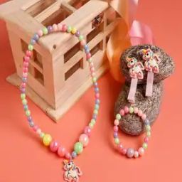 Girls Beads Necklace Bracelet-image-1
