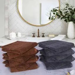 Set of 12 600 Gsm Face Towels with Stitched Detail-image-18