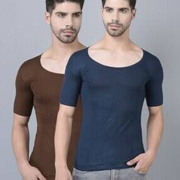Men Pack of 2 Scoop-Neck Vests-image-52