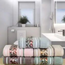 Cotton Oriental Set of 5 Hand Towel-12
