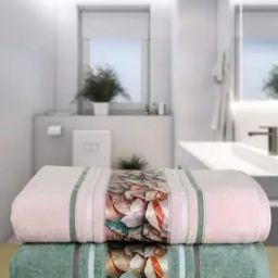 Cotton Oriental Set of 2 Bath Towel-image-82