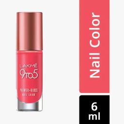 lakme 9 To 5 Primer & Gloss Nail Color Blush Punch image 1