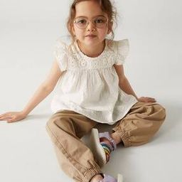 Embroidered Top with Button Closure-picture-15