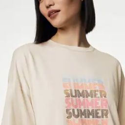 Women Printed Cool Comfort Nightdress-image-36