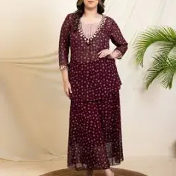 deebaco Women Embroidered 3-Piece Co-Ord Set-picture-10