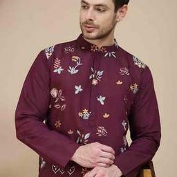 jompers Men Regular Fit Short Kurta-picture-24