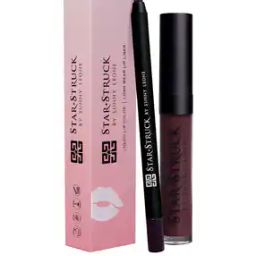 Pack of 2 Long Wear Lip Liner And Lip Gloss - Wine-16