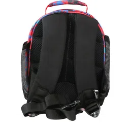 Smily Kiddos Kids Red & Grey Graphic Printed Backpack With Compression Straps image 4