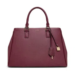 Aldo Nanever Womens Red Satchel Bag & Charm-picture-34