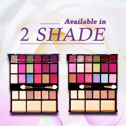 SHRYOAN All Lit Make-up Kit With 18 Eyeshadow & 3 Highlighter Palette 20g - Shade 03 image 5