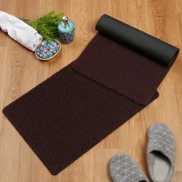 HOSTA HOMES Pack Of 2 Black Anti-Skid Door Mats-image-8