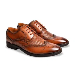 Cliff Fjord PISSARO Men Genuine Leather Formal Brogues-picture-0