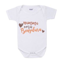 KNITROOT Kids White Printed Bodysuit-image-132