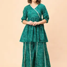 MILU MADAN Printed Pure Cotton Top With Palazzo-picture-23