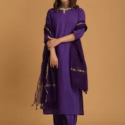 DIMPLE DESIGN STUDIO Pure Cotton Kurta With Salwar & Dupatta-58