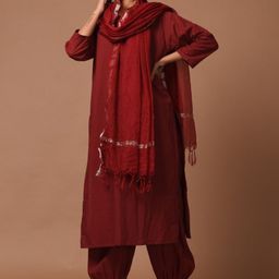 DIMPLE DESIGN STUDIO Regular Pure Cotton Kurta With Salwar & Dupatta-picture-0