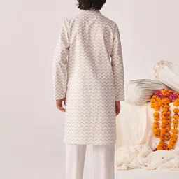 pspeaches Boys Printed Regular Kurta with Pyjamas image 2