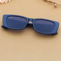 Ted Smith Unisex Grey Lens & Black Rectangle Sunglasses TS-CHOCOEYE_BLK image 2
