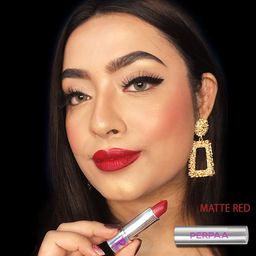 PERPAA Set of 3 Highly Pigmented & Weightless Matte Lipstick 3.5 g Each - 158, 162, 196 image 4