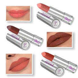 PERPAA Set of 3 Highly Pigmented & Weightless Matte Lipstick 3.5 g Each - 162, 167, 301-1
