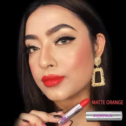 PERPAA Set of 3 Highly Pigmented & Weightless Matte Lipstick 3.5 g Each - 193, 196, 301 image 4